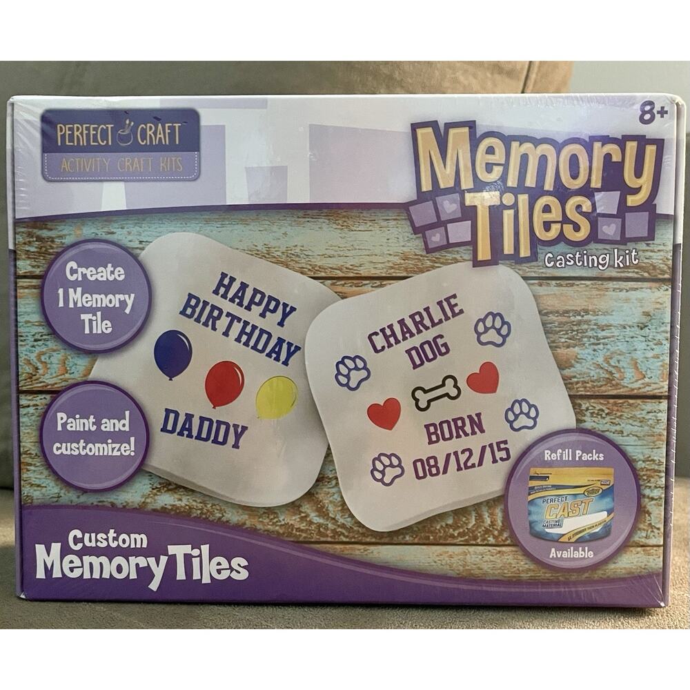 Custom Memory Tiles Casting Kit - Perfect Craft Activity Craft Kits